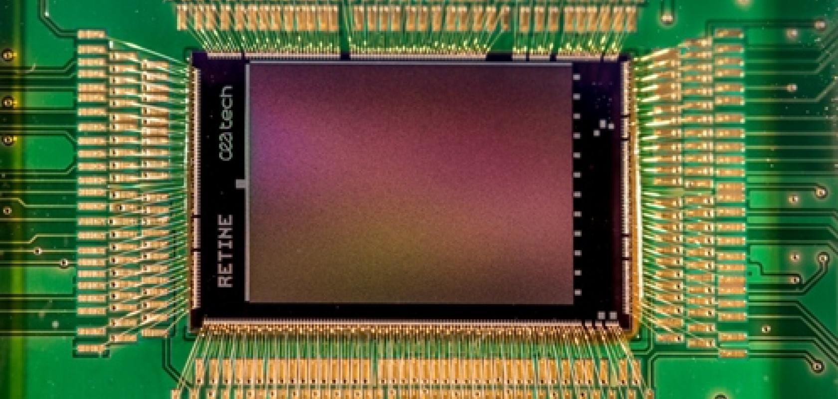 Stacked sensor with parallel processing built for fast, edge imaging